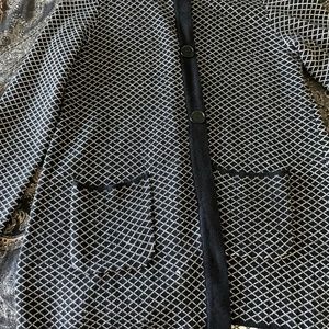 Susan Graver snap front cardigan